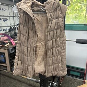 Blanc Noir Tan Quilted Vest